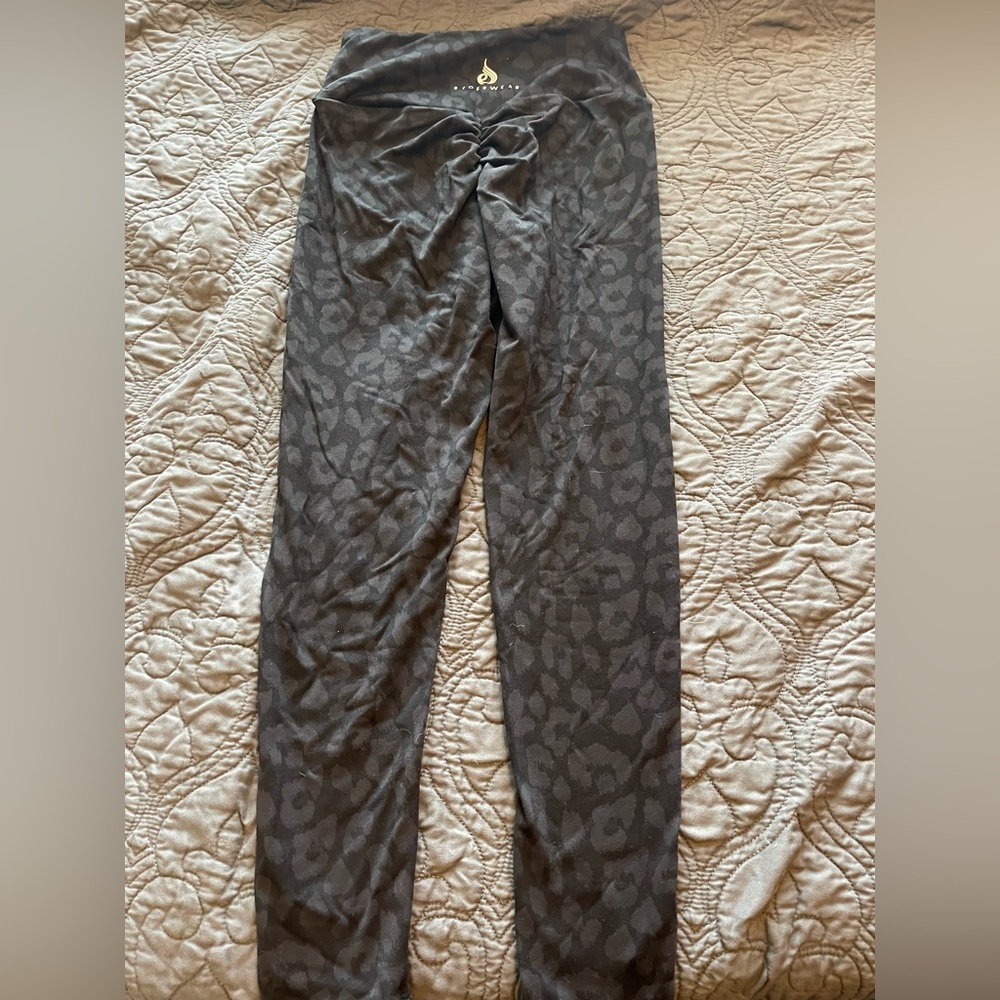 Ryderwear Black Leopard Print Leggings